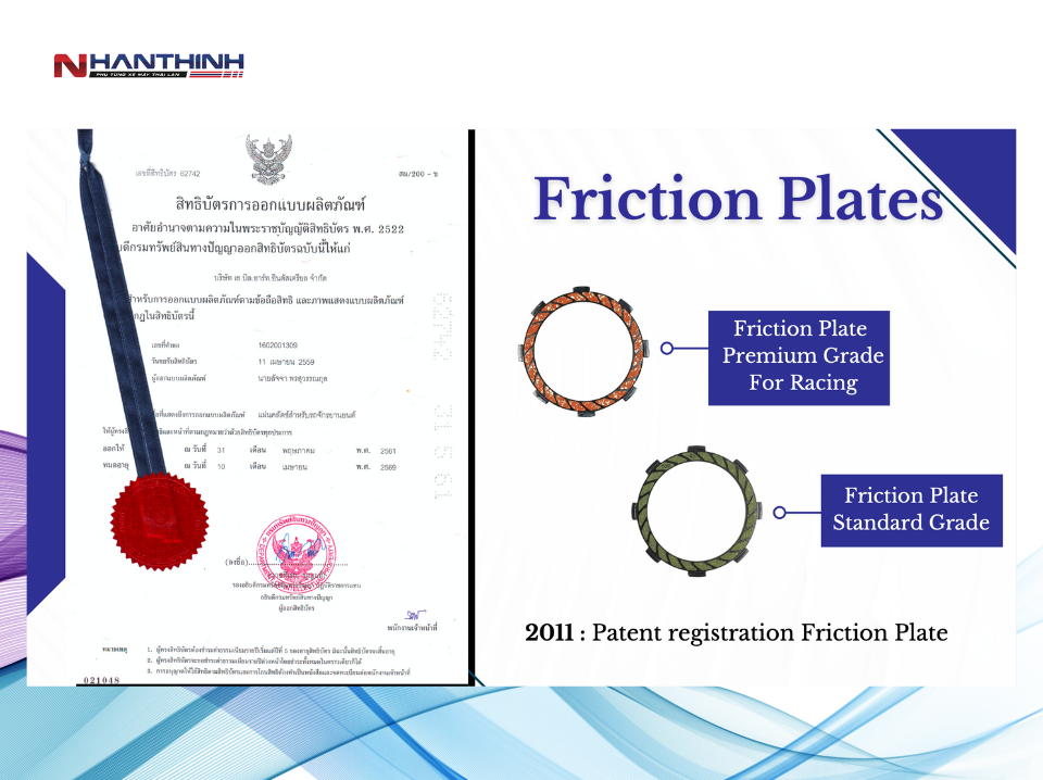 Công nghệ sản xuất Friction Plate tiên tiến từ Thái Lan – Nền tảng cho phụ tùng xe máy hiệu suất cao